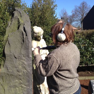 Stocken mit Druckluft